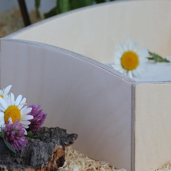 Hamster &amp; Mäuse Sandbad Modern Art mit Easy Entry - das Elegante Sandbad auch wenn Ihr Liebling älte