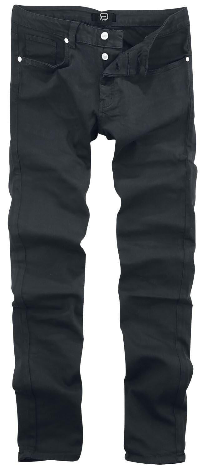 RED by EMP Herren Schwarze Skinny Jeans W32L34