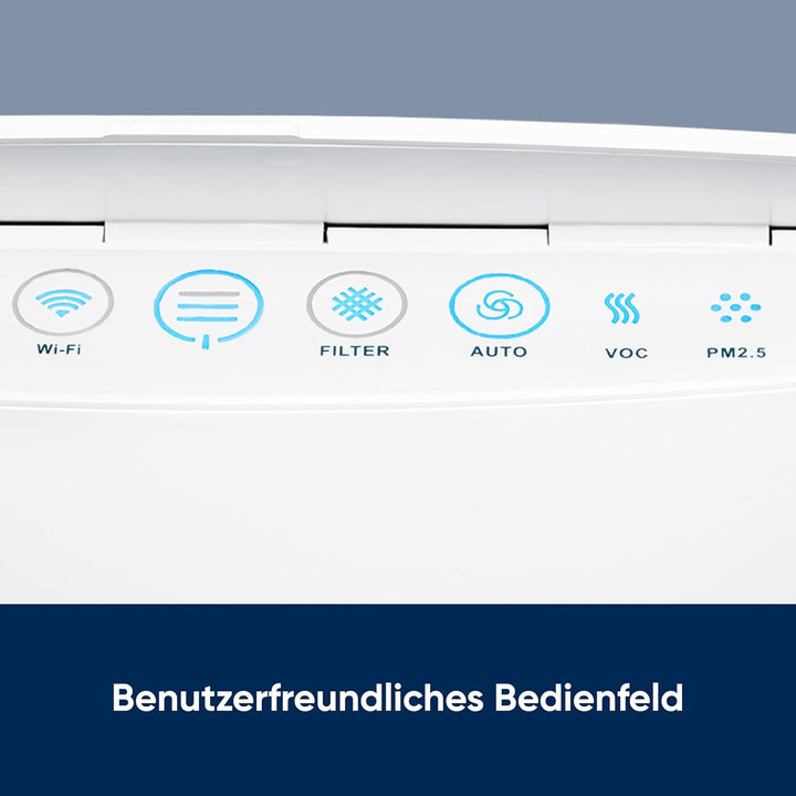 Blueair Classic 280i HEPASilent Luftreiniger für 26-62 m2 mit SmokeStop Partikel- und Aktivkohle Fil