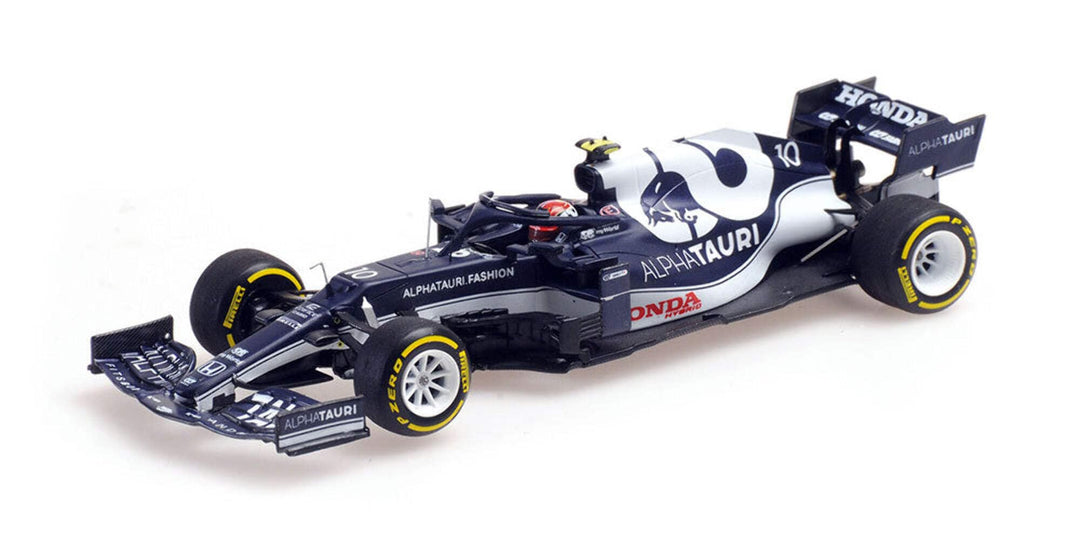 Minichamps 117210710 1:18 Scuderia Alphatauri Honda AT2-Pierre Gasly-3rd Aserbaijan GP 2021 Sammel-M