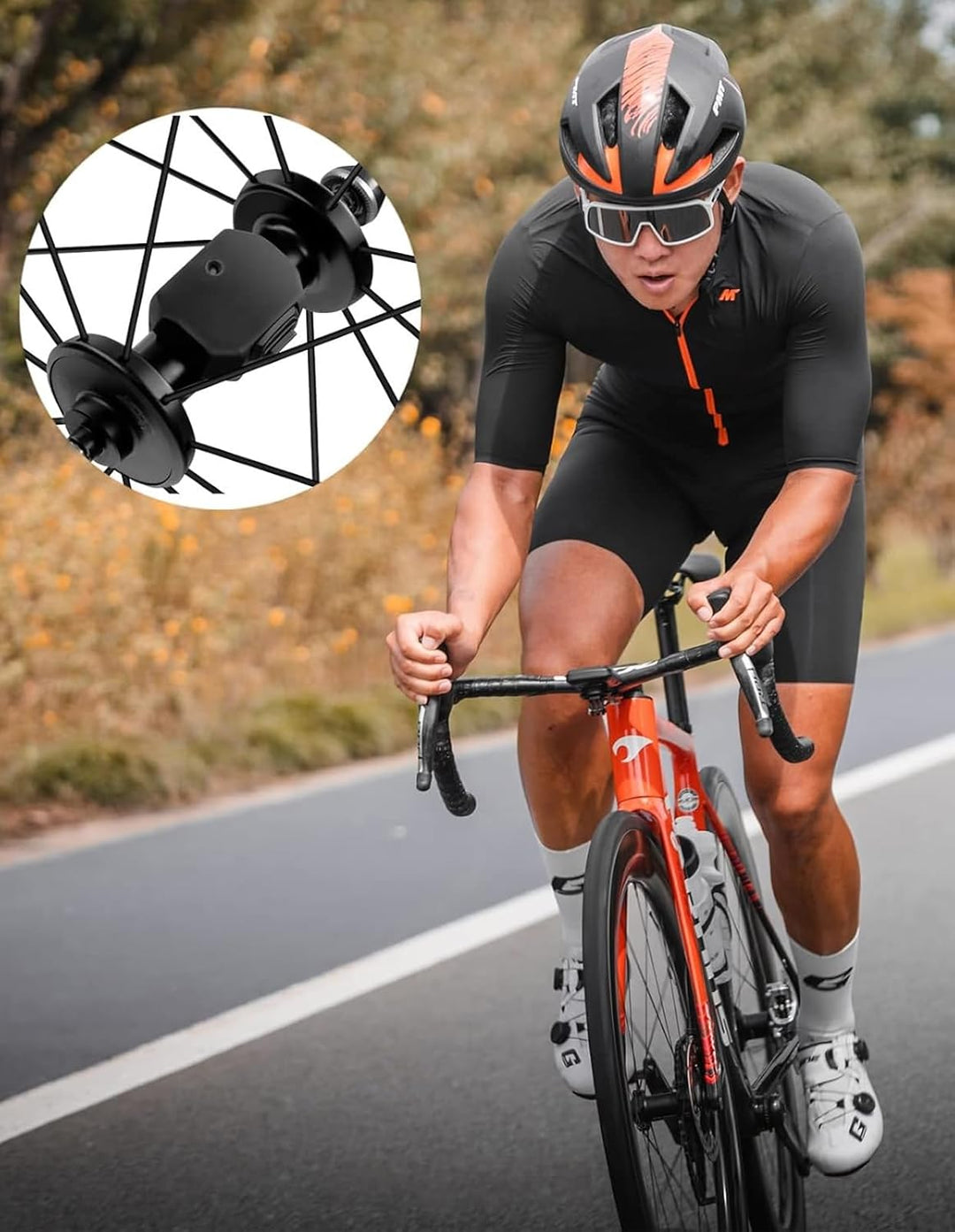 iGPSPORT CAD70/SPD70 Trittfrequenzsensor Ant+ Bluetooth Fahrrad Sensor Radfahren IP67 Wasserdicht Ko