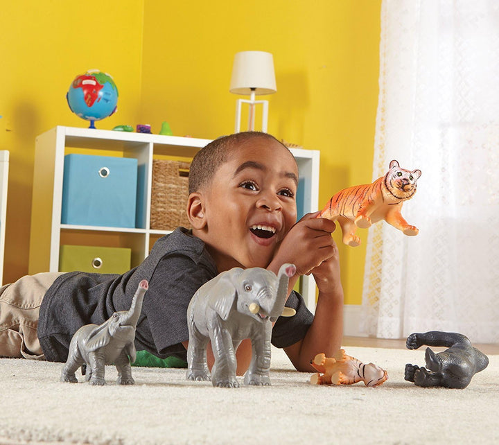 Learning Resources Grosse Urwaldtiere – Tiermütter und Tierbabys Dschungel, Dschungel