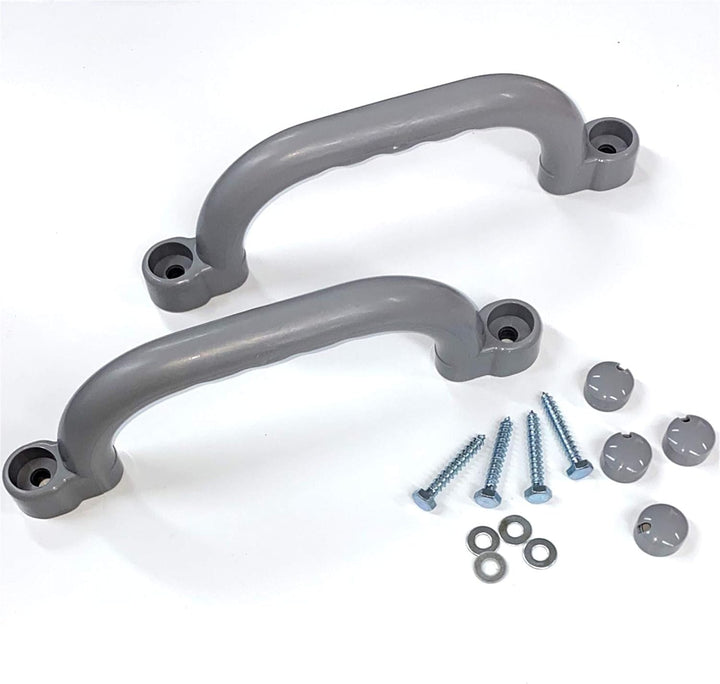 Zubehör Spielturm-Set grau - Piratenlenkrad, Fernrohr, Handgriffe Zubehör Baumhaus