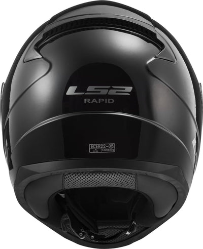 LS2 Motorradhelm RAPID, Schwarz, Grösse XL XL Schwarz, XL Schwarz