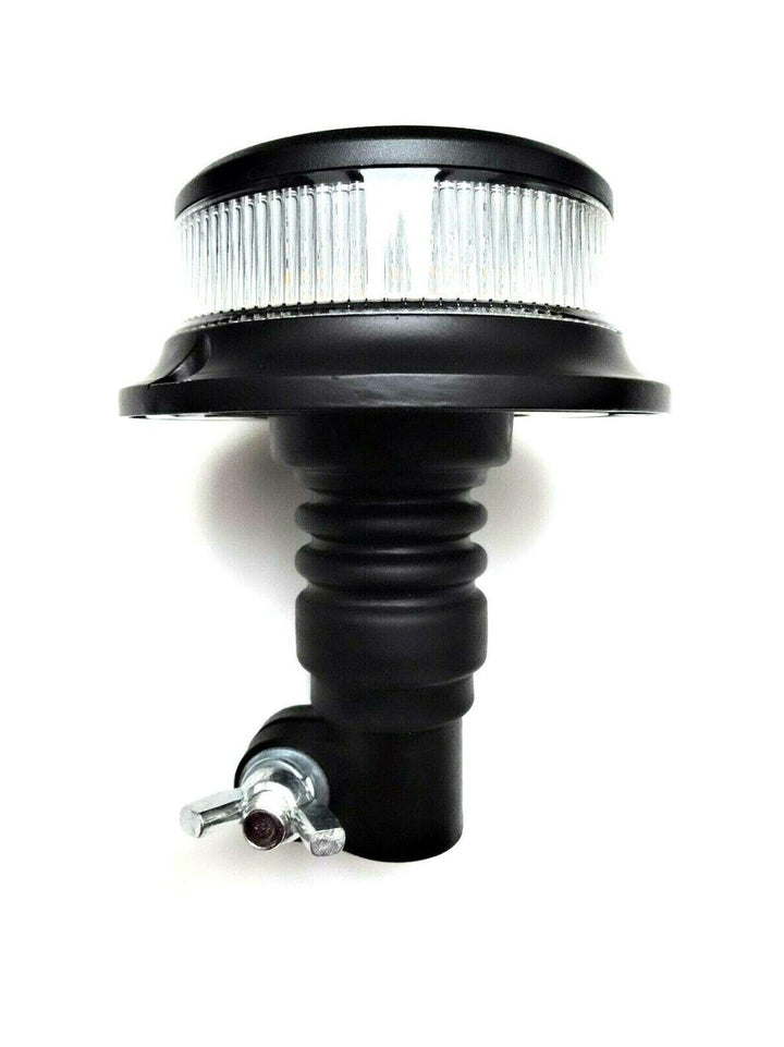 Orange weiss 18 LED Rundumleuchte 3 Blitzmuster 12V 24V ECE R65 R10 Warnleuchte