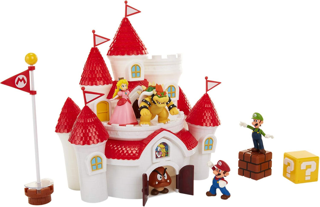Nintendo NINTENDO SUPER Mario PILZ-PALAST +Figur, 70843-4L, Mehrfarbig, Mehrfarbig