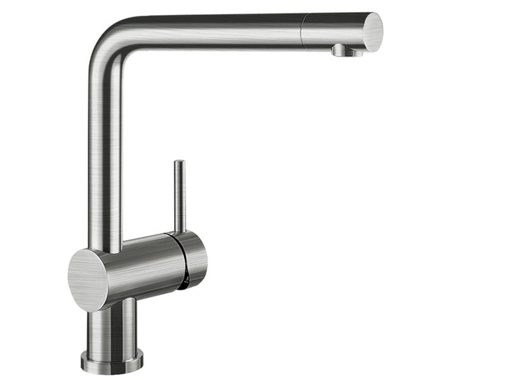 BLANCO 517183 LINUS, Edelstahl gebürstet, Hochdruck Hochdruck Rohrauslauf Edelstahl Gebürstet, Hochd