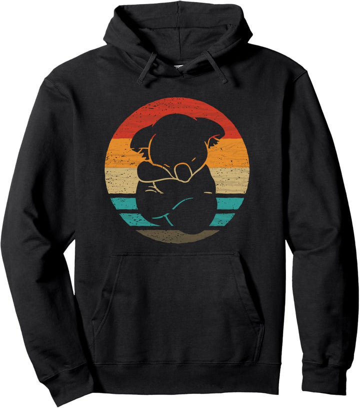 Koala Retro Style Vintage Pullover Hoodie