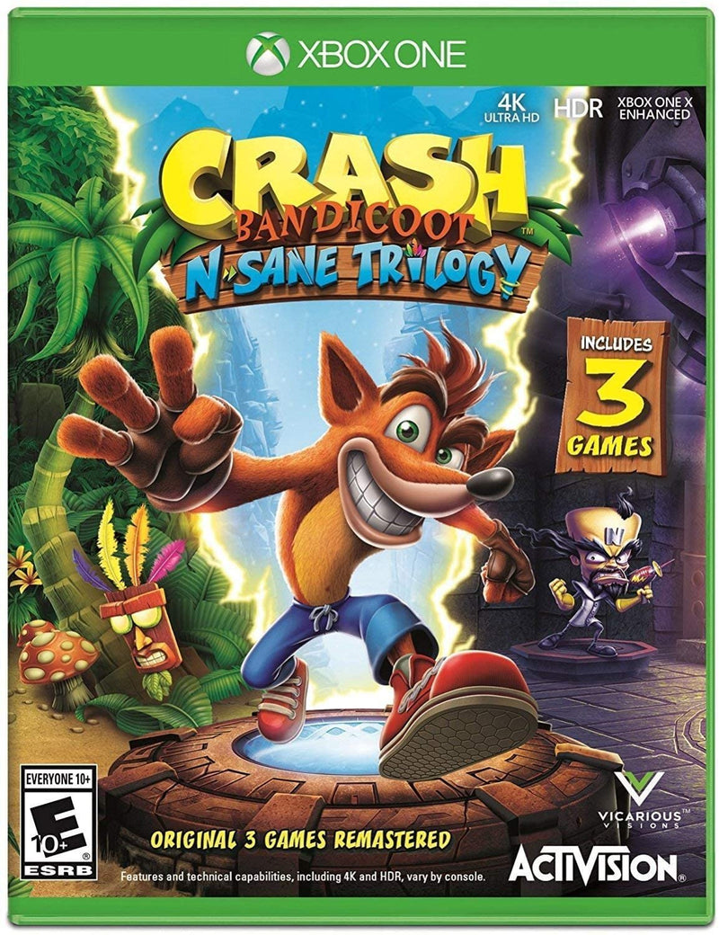 Crash Bandicoot NSane Trilogy (Xbox One) Xbox One Crash Bandicoot N. Sane Trilogy, Xbox One Crash Ba