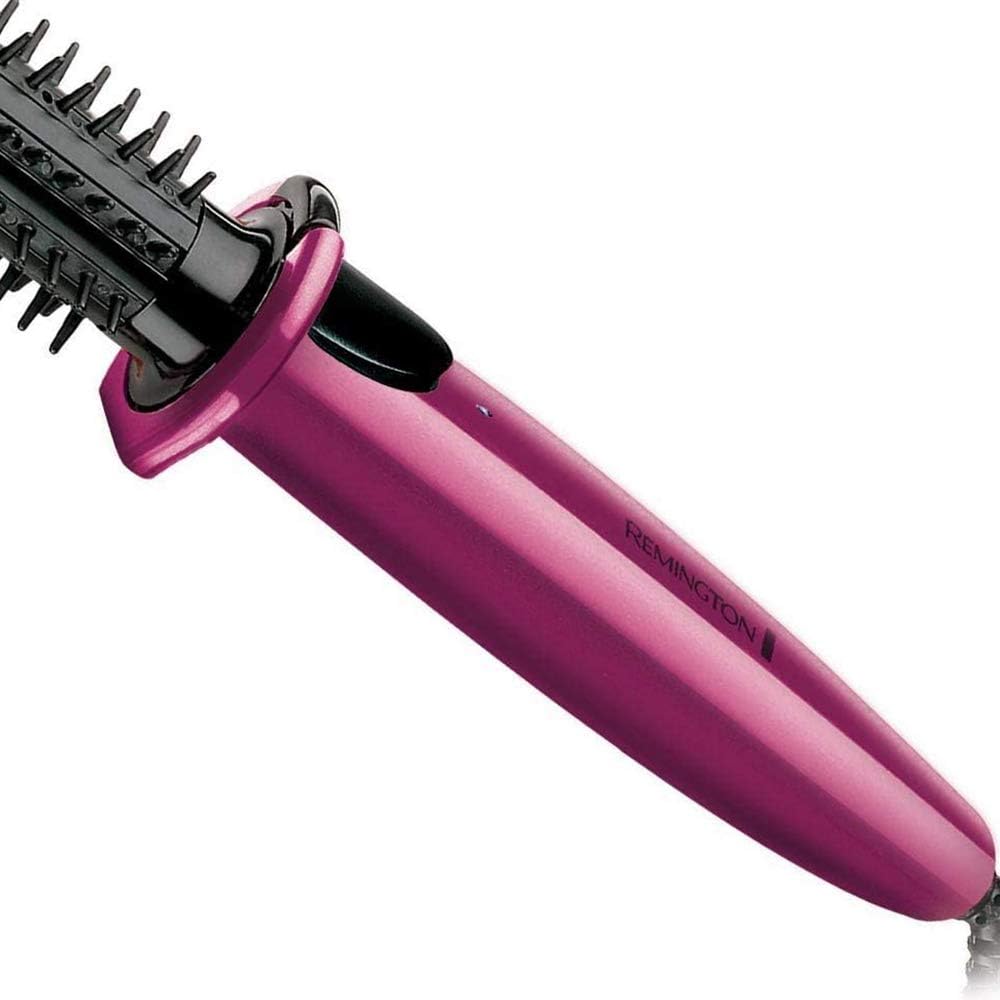 Remington heisse Rundbürste mit Dampf-System CB4N für Wellen, Locken und Volumen, pink/schwarz , 1er