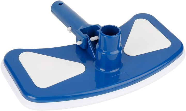 Gewichteter Pool-Vakuumkopf mit Unteren Nylonbürsten für Schwimmbäder, Gebogener Blau-weisser Saug-V