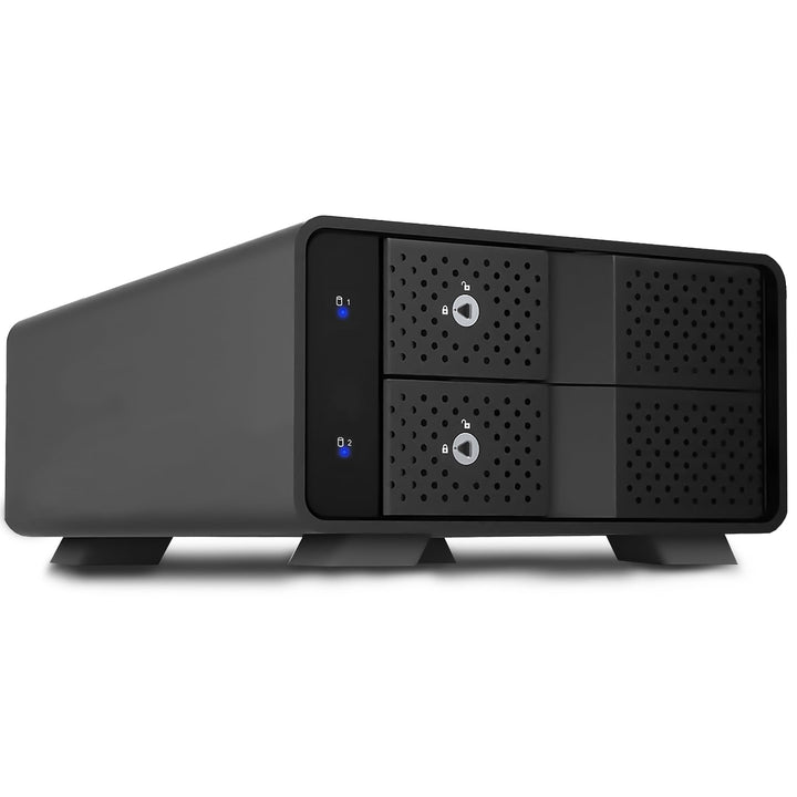 FANTEC MB-X2U31R 2fach USB 3.2 Gen2 RAID Festplattengehäuse für 2X SATA 3,5/2,5 Zoll HDDs, Transferr