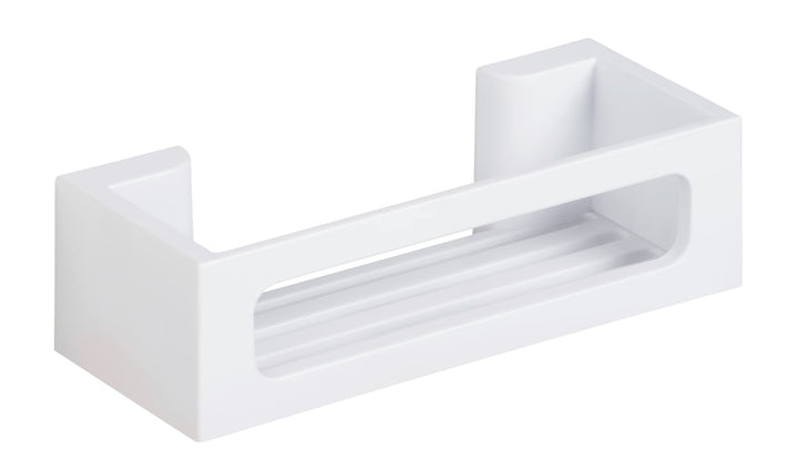 WENKO Turbo-Loc® Wandablage Bralia, Bad-Ablage aus Kunststoff, Befestigen ohne Bohren, tiefes Körbch