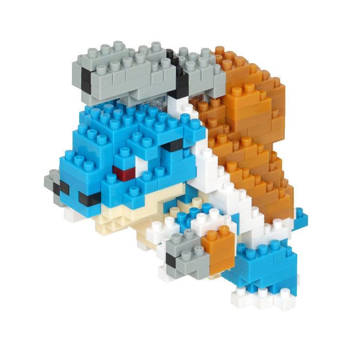nanoblock Klemmbaustein Set Pokémon MEGA-Blastoise 250 Teile, Geschicklichkeitslevel 2, NBPM-093