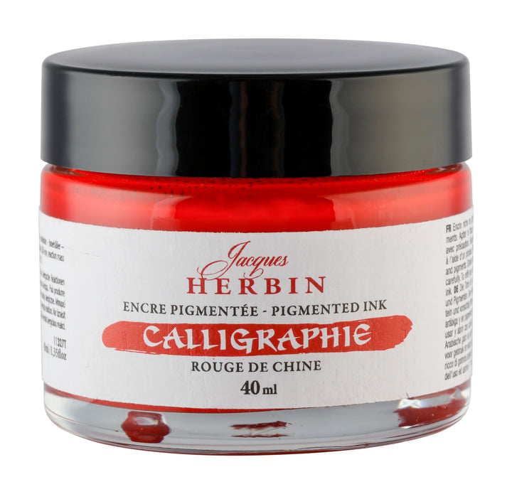 Jacques Herbin 11327T - Pigmentierte Tinte, ideal für Kalligraphie- und Kunstprojekte, Flakon 40ml,