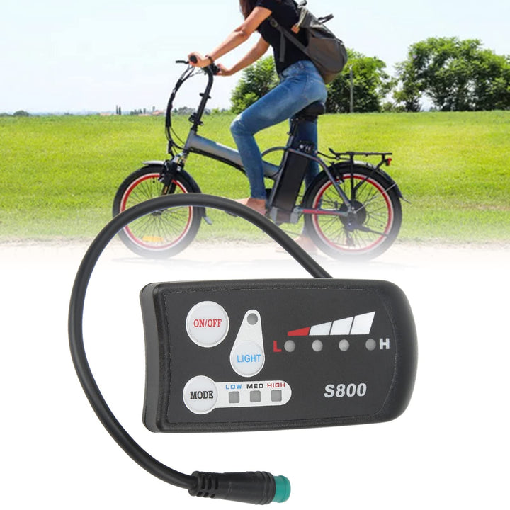 LED-Anzeige für Elektrofahrräder, Messgerät, Messgerät für E-Bike-Umrüstteile, Kompakt und Tragbar f