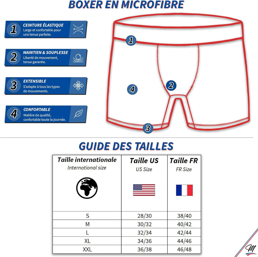 Freegun Boxershorts, Herren, 6 Stück XXL Motorrad-sport-pack, XXL Motorrad-sport-pack