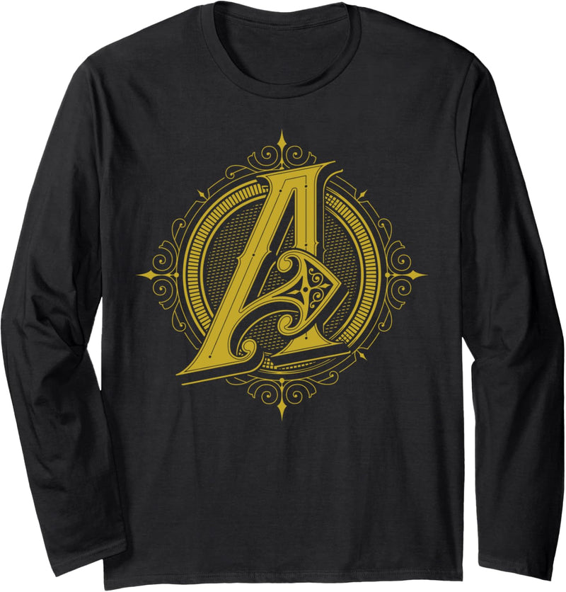 Marvel Avengers Golden Arrows Logo Langarmshirt