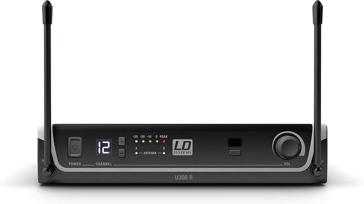 LD Systems U308 R - Empfänger - 823-832 MHz + 863-865 MHz 863 - 865 MHz+ 823 - 832 MHz, 863 - 865 MH