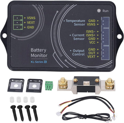 Batteriewächter, ABS-Messing 400 A-kompatibel 0-120 V Wireless-Spannungsstrom-Messmodul Wohnmobil-Zu