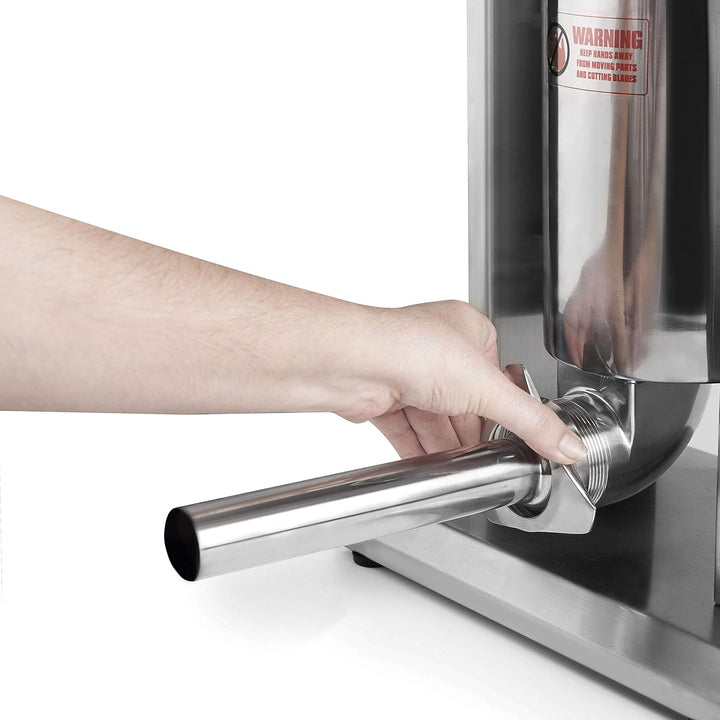 LACOR 60253 Manuelle Wurstfüllmaschine aus Edelstahl 18/10, 3 Liter, Stahl, 5.3 tons, No Color One s