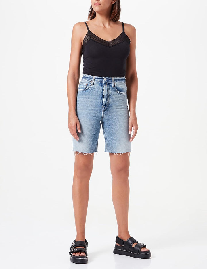 Replay Damen Jeans-Shorts 30W 010 Light Blue, 30W 010 Light Blue