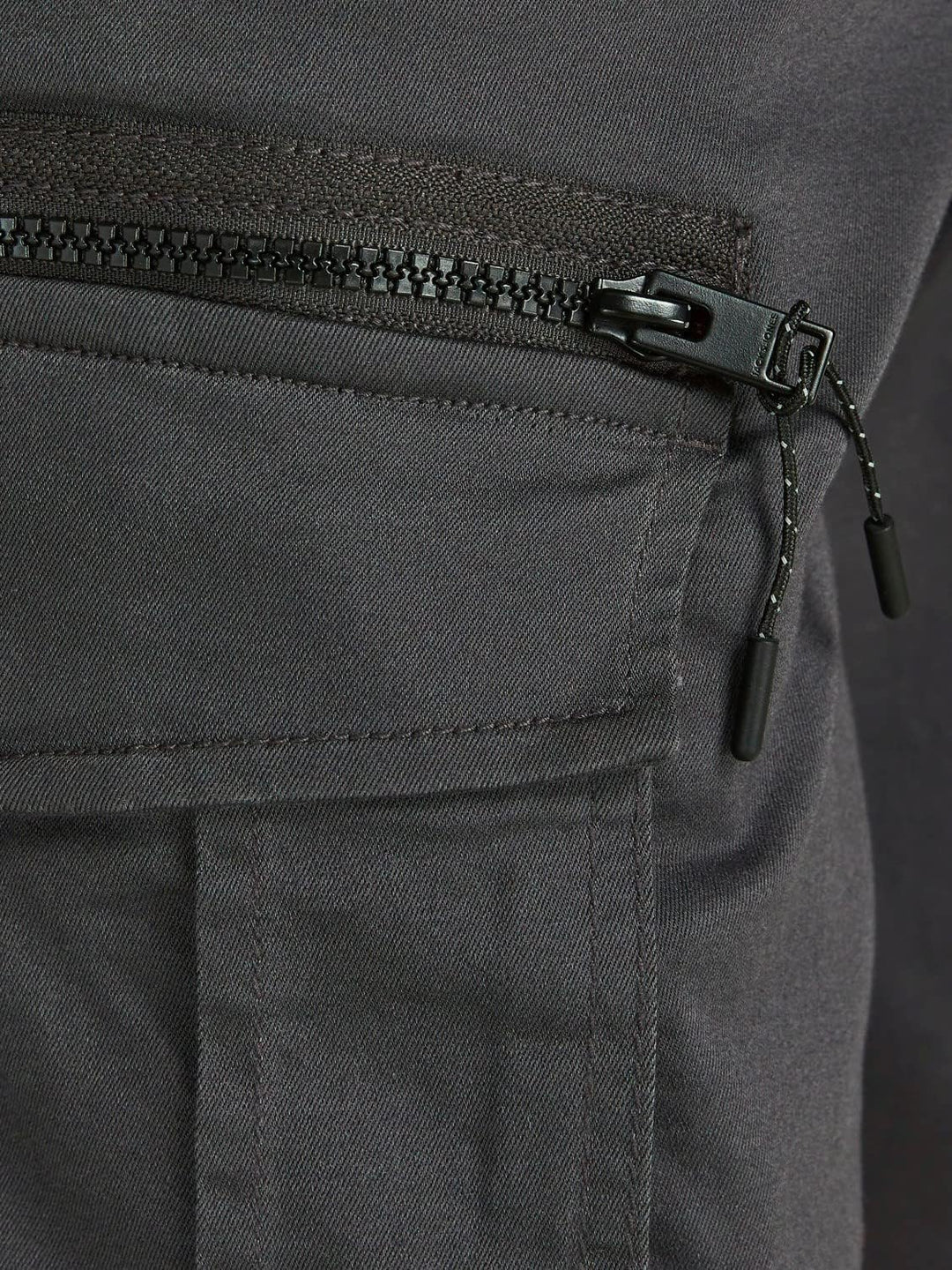 JACK & JONES Cargohose Herren 27W / 30L Grau, 27W / 30L Grau