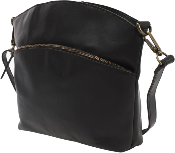 LECONI Umhängetasche für Damen Schultertasche Freizeittasche Damentasche Frauen Ledertasche Handtasc