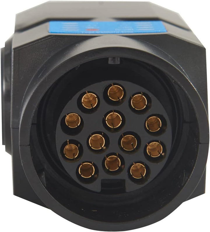 kitletsuit Anhänger Prüfgerät 13 Polig 2-in-1 aufladbare Licht Beleuchtung Prüfgerät Anhängersteckdo