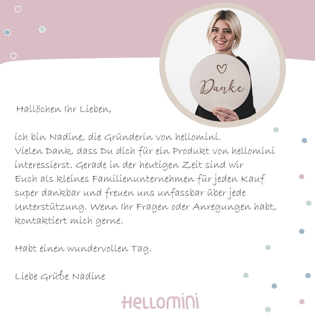 hellomini Personalisierte Spielzeugkiste aus Holz zur Aufbewahrung - Stapelkiste Holz - Spielzeugkis
