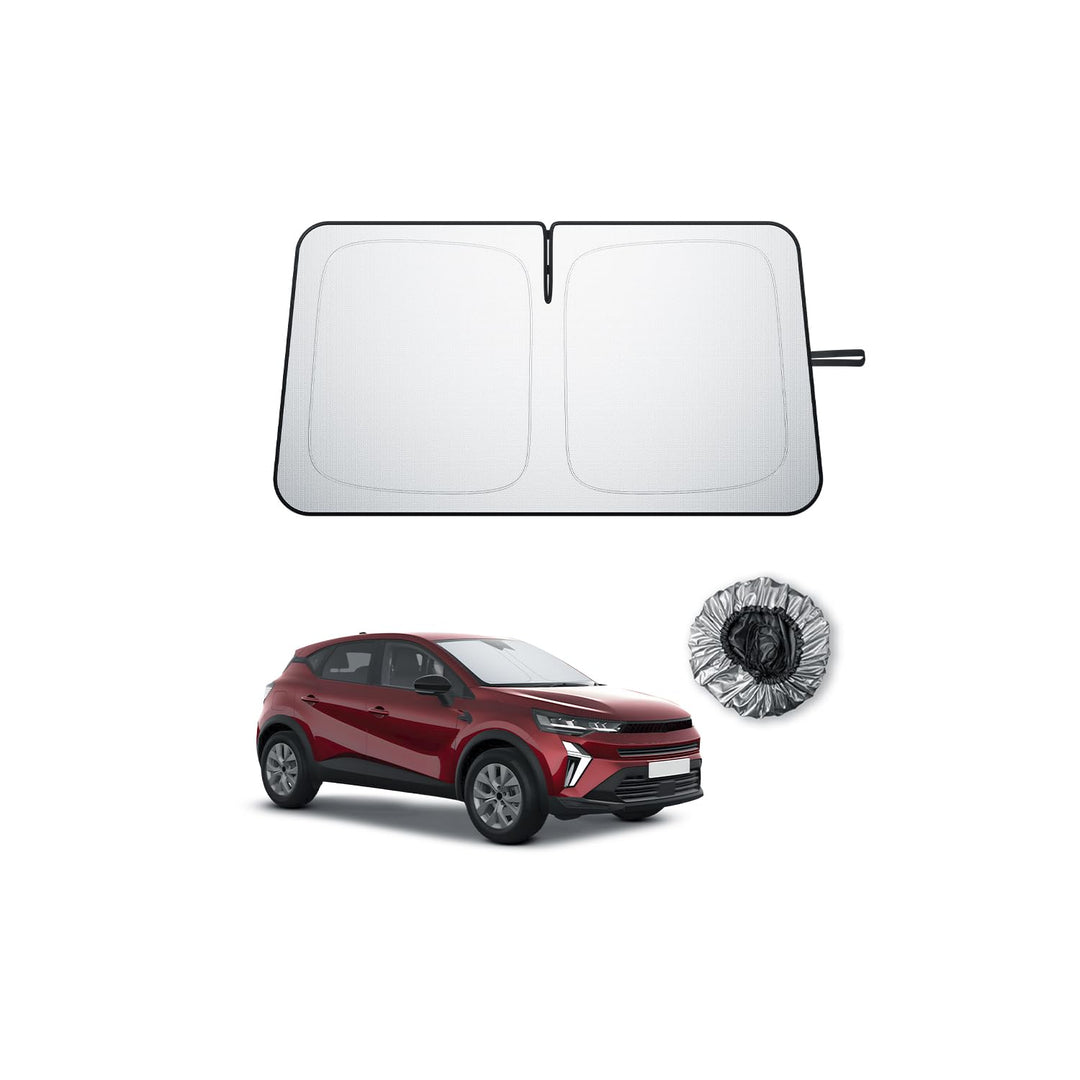 BIBIBO Kompatibel mit Renault Captur 2 2020-2025 2026 Sonnenschutz, UV-Schutz Frontscheibe, Auto Son
