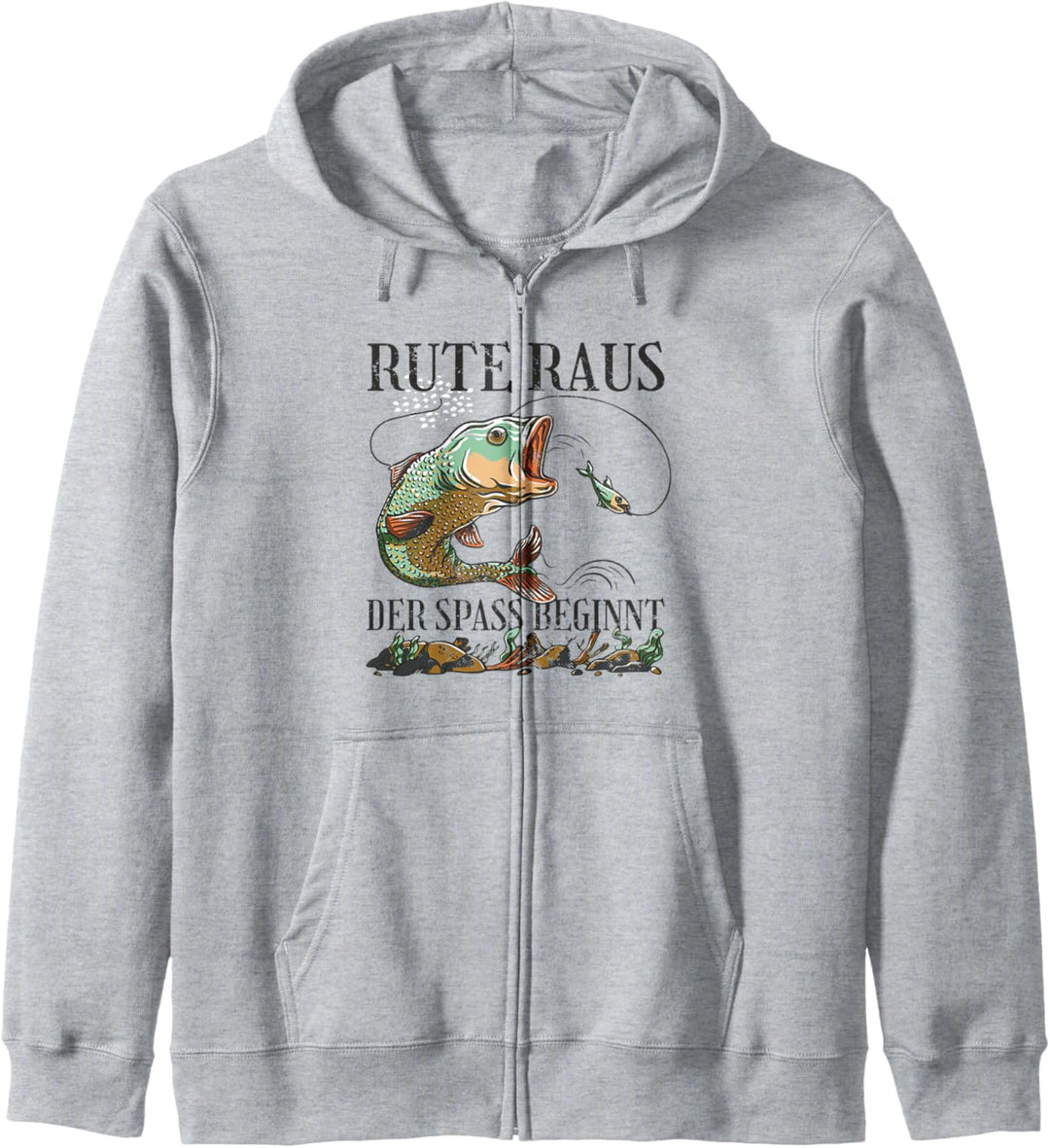 Rute raus der Spass beginnt Kapuzenjacke
