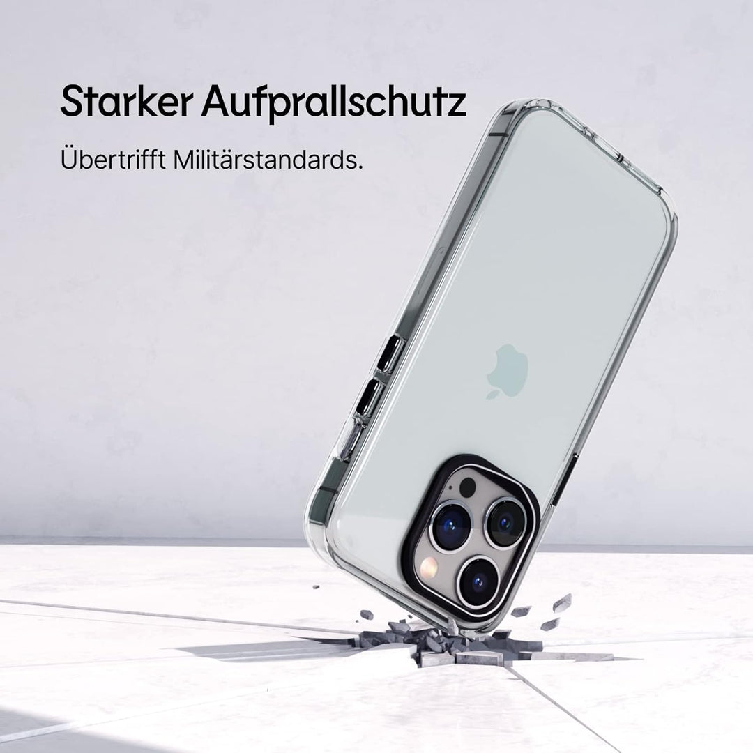 RHINOSHIELD Crystal Clear Case kompatibel mit [iPhone 14/13] | Fortschrittliche Vergilbungsresistenz