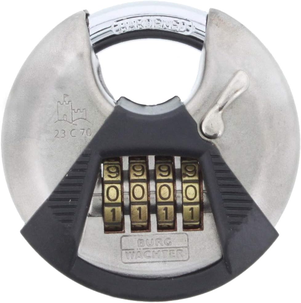 Burg-Wächter gehärtete Vierkantkette mit hochwertiger Textilummantelung & Rundbügelschloss, Vorhänge