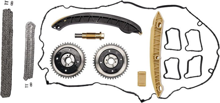 Bisenya Steuerkettensatz Nockenwellenversteller Zündzeitpunkt-Kit Kompatibel mit M271 W203 CL203 S20