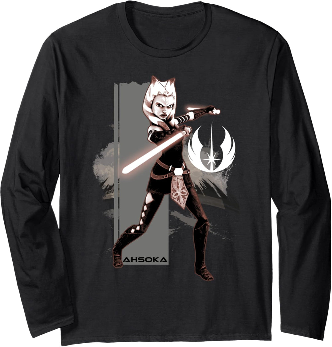 Star Wars: The Clone Wars Ahsoka Jedi Portrait Langarmshirt