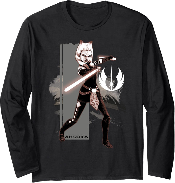 Star Wars: The Clone Wars Ahsoka Jedi Portrait Langarmshirt