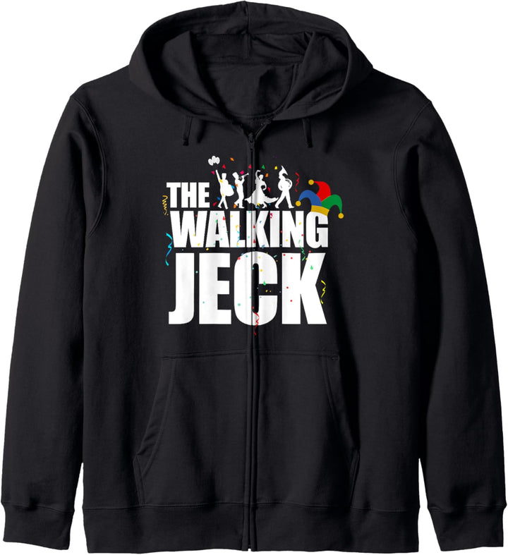 The Walking Jeck Kostüm t shirt Karneval Hut kölle Alaaf Kapuzenjacke