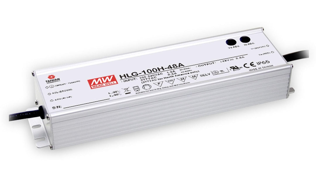 Mean Well HLG-100H-24A LED-Treiber, LED-Trafo Konstantspannung, Konstantstrom 96W 4A 24 V/DC PFC-Sc,