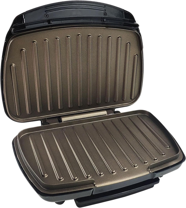 2-Serving Classic Plate Grillgerät und Panini-Presse, Schwarz
