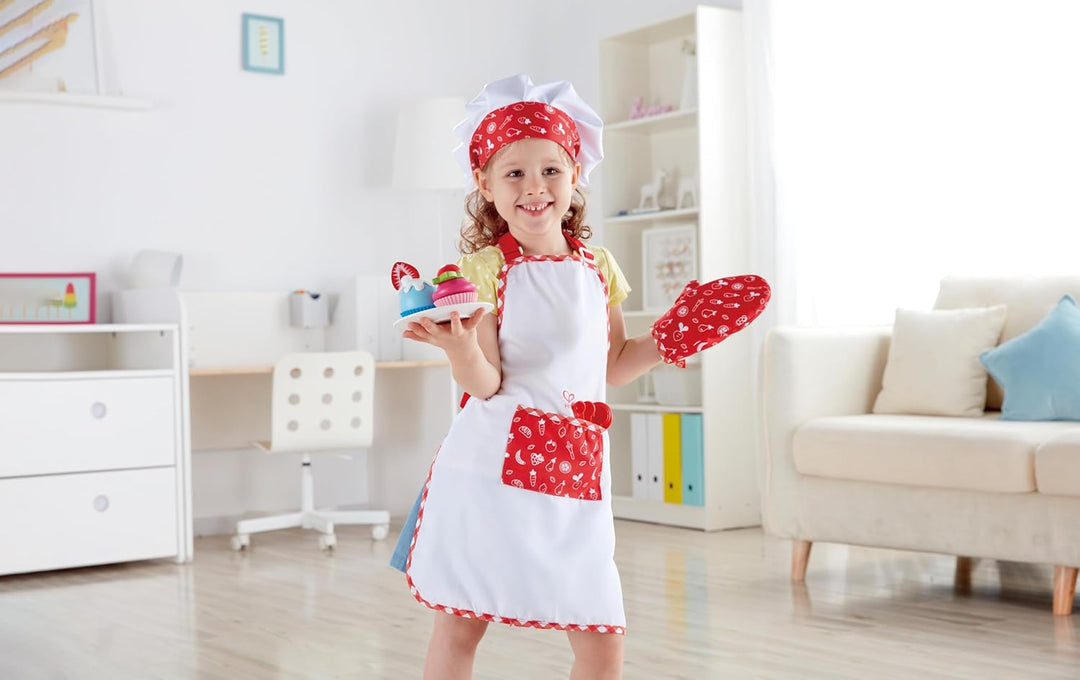 Hape E3162 - Chefkoch-Set, Küchenspielzeug, bunt Chefkoch-Set Single, Chefkoch-Set Single