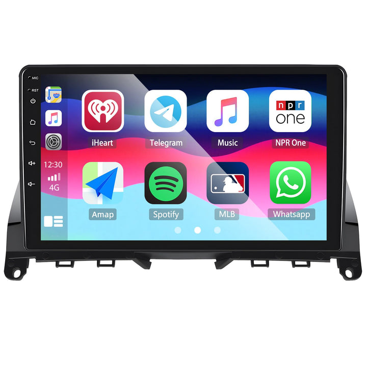 CAMECHO 8 Core 4G+64G Android 13 Autoradio für Mercedes-Benz C-Class W204 S204 2007-2010 mit Navi Wi