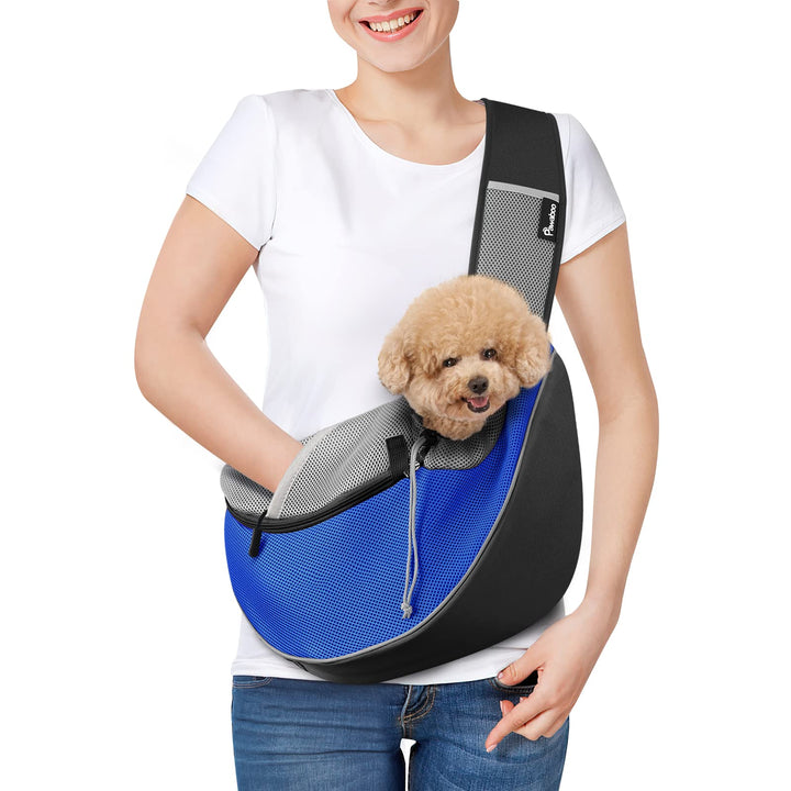 Pawaboo Haustier-Hundetragetasche, Freihändige, Atmungsaktive Mesh-Welpentragetasche, Hundetragetasc