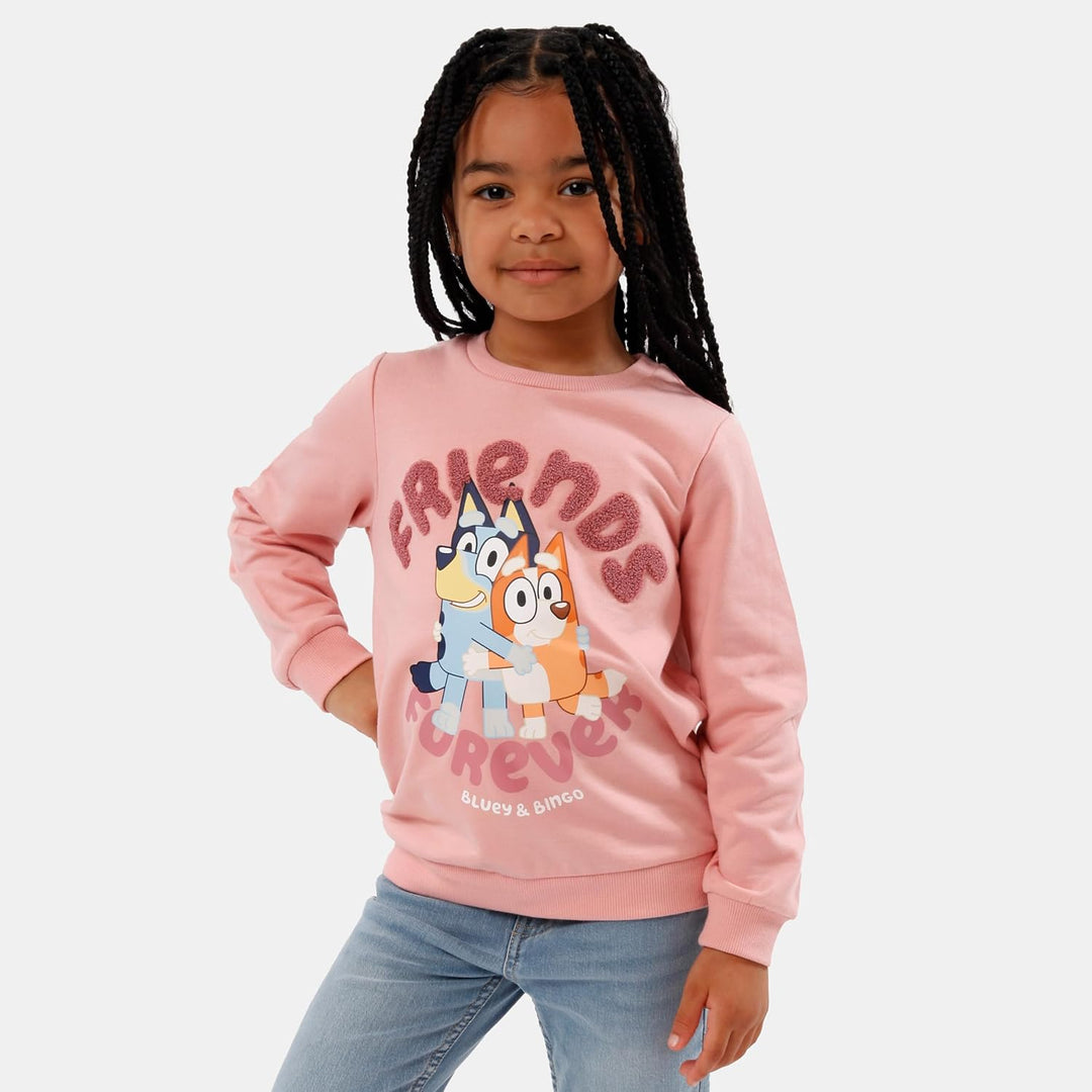 BlueY Sweater | Mädchen Pullover | Bingo Sweatshirt Kinder 92 Rosa, 92 Rosa