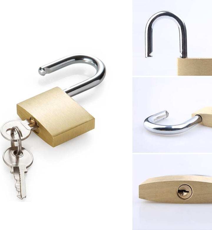 12 PCs Mini -Vorhängeschloss, kleines Vorhängeschloss mit 2 Tasten für Reisetaschen, Fitnessstudio -