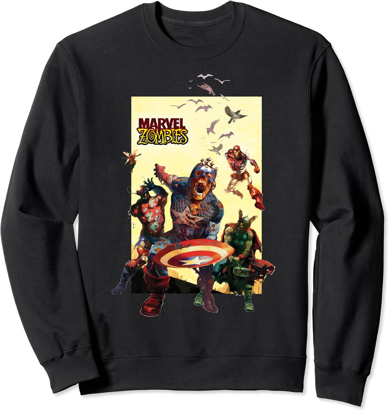 Marvel Zombies Avengers Group Shot Zombie Sweatshirt
