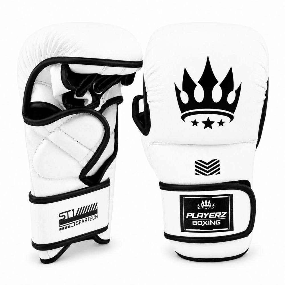 Playerz Spartec MMA-Handschuhe, 200 g, gemischte Kampfsport-Handschuhe, 227 g, Grappling-Handschuhe,