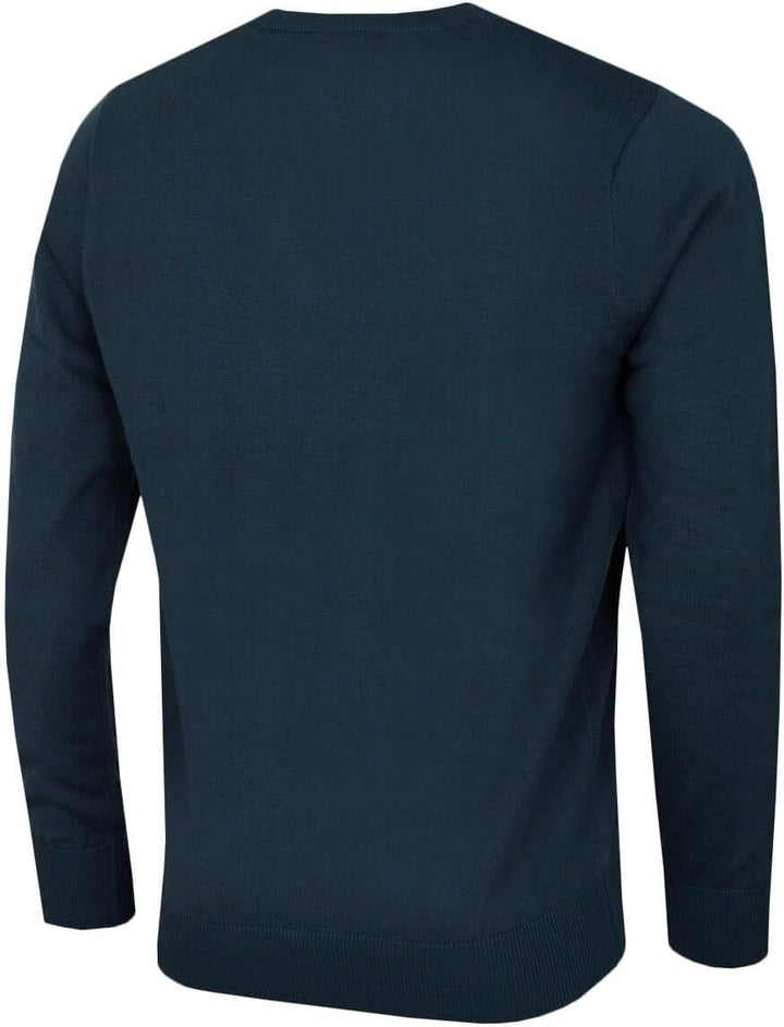 Calvin Klein Herren mit Rundhalsausschnitt aus weicher Baumwolle Sweater XL Petrol, XL Petrol