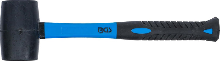 BGS 1960 | Gummihammer | Fiberglasstiel | schwarzer Kopf | Ø 50 mm | 280 g, 280 g