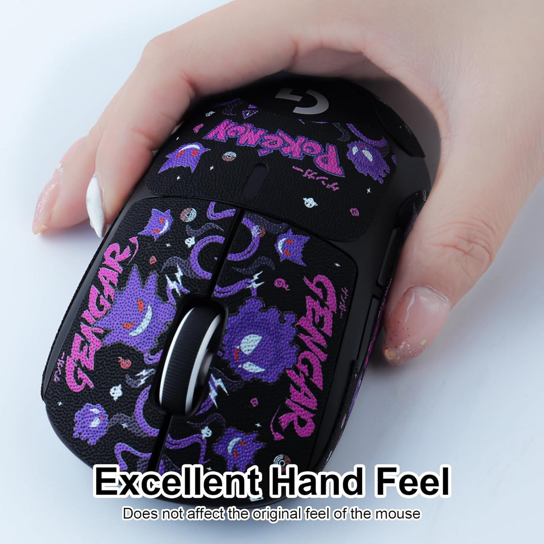 Hyekic Mouse Grip Tape Fit for Logitech G PRO X Superlight, 6 Pieces, Anti-Slip Gaming Mouse Skins,